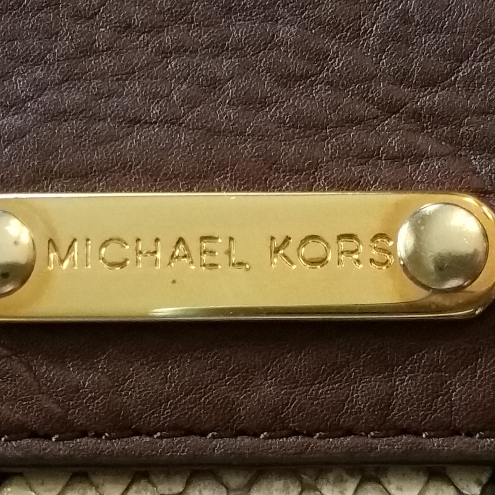 Michael Kors Python Cable Handbag - Picture 6 of 7